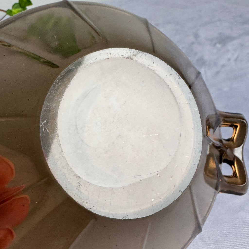 Riihimäen Lasi Art Deco Bowl, 1930s Finnish Glass