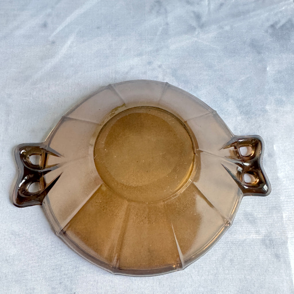 Riihimäen Lasi Art Deco Bowl, 1930s Finnish Glass