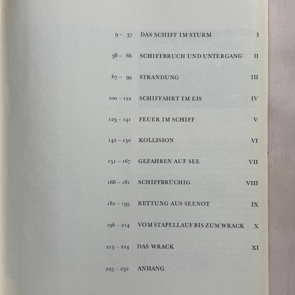 Werner Timm – Schiffe und ihre Schicksale, 1976 First Edition Maritime Art Book