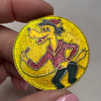 Nu Pogodi! Vintage Soviet Pins – Set of 5 USSR Cartoon Wolf Badges