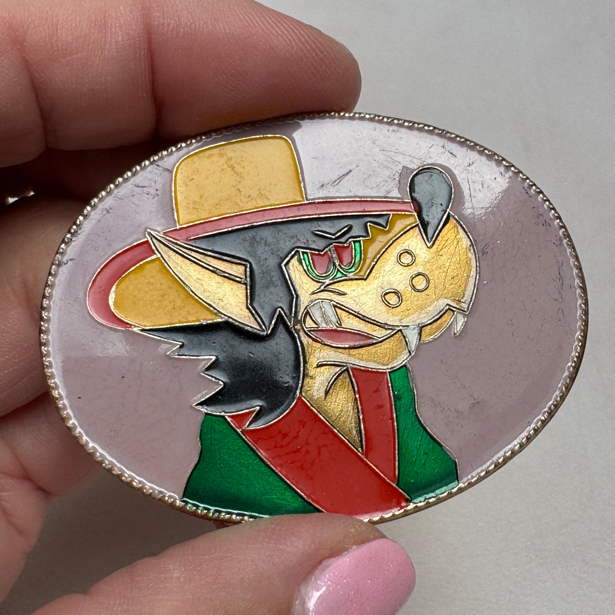 Nu Pogodi! Vintage Soviet Pins – Set of 5 USSR Cartoon Wolf Badges