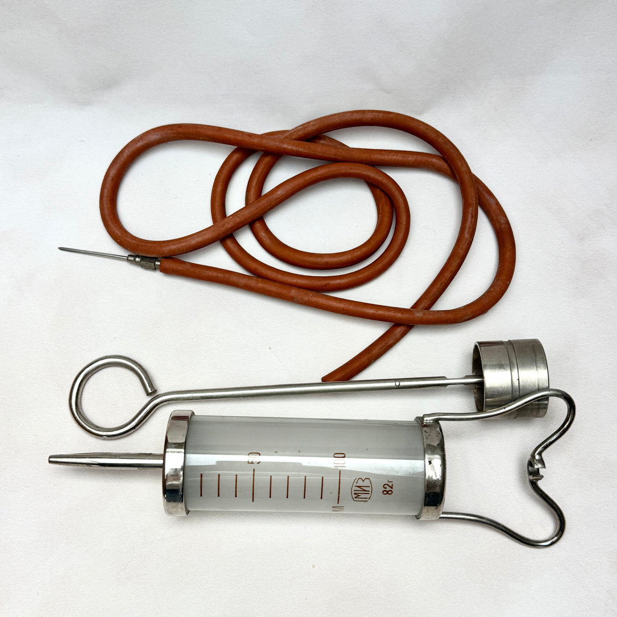 Vintage Soviet Medical Syringe Set 1982 – USSR 100ml Medical Collectible