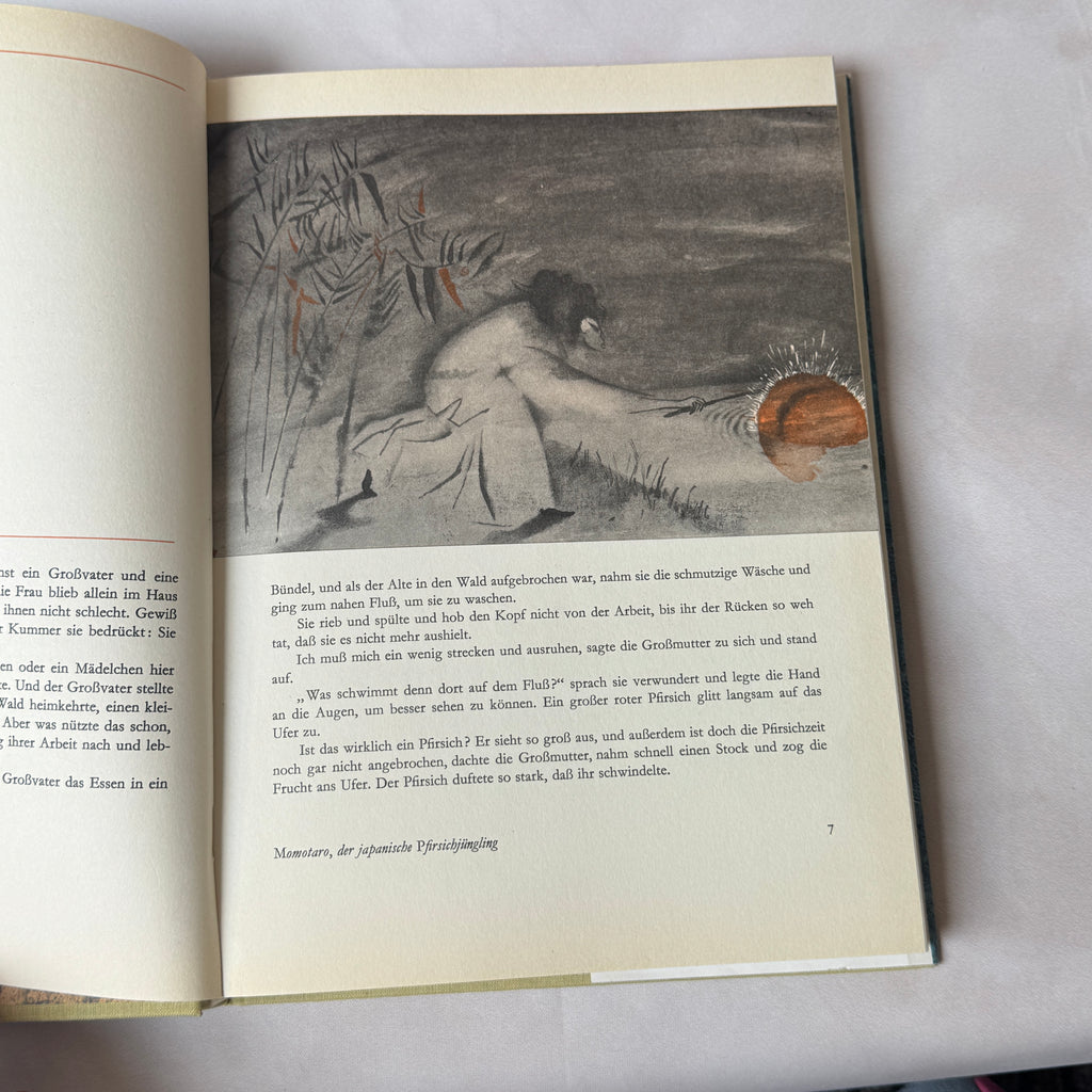 Vintage Japanese Fairy Tales “Japanische Märchen” – Artia, Šerých Illustrated