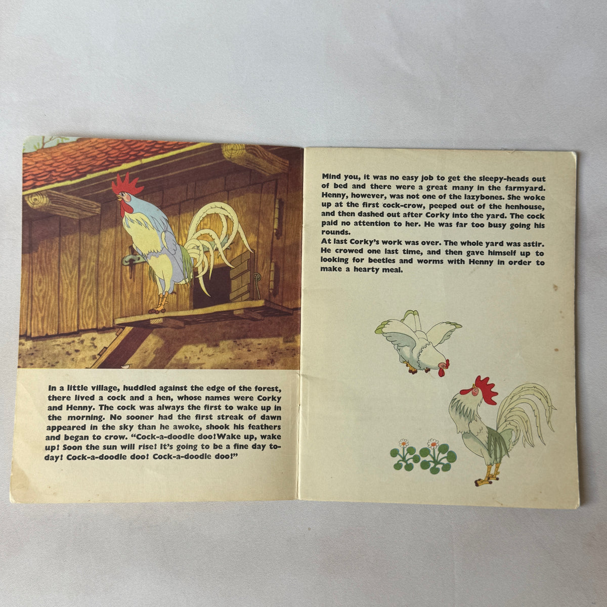 Corky Learns a Lesson – Zdeněk Miler Illustrated Vintage Children’s Book, 1966