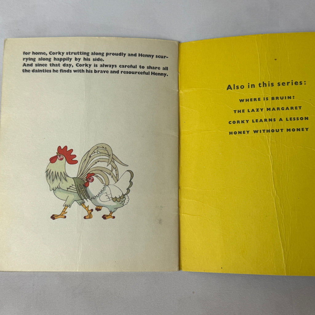 Corky Learns a Lesson – Zdeněk Miler Illustrated Vintage Children’s Book, 1966