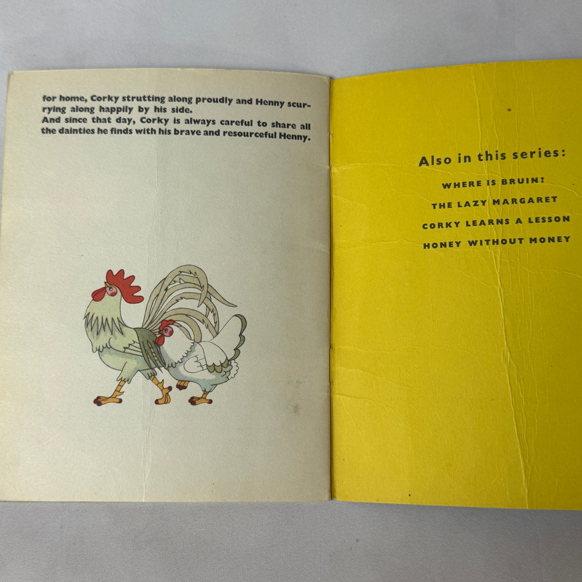 Corky Learns a Lesson – Zdeněk Miler Illustrated Vintage Children’s Book, 1966