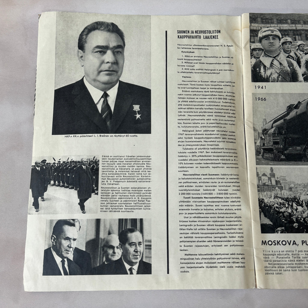 Neuvostoliitto Magazine No. 120, 1966 – Soviet Finnish-Language Magazine
