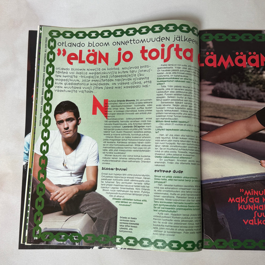Suosikki 4/2002 Orlando Bloom interview