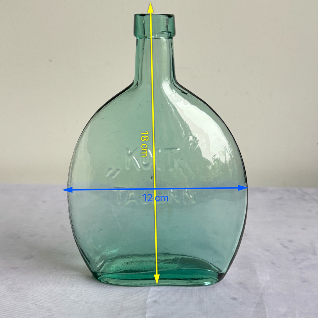 Pre-War Estonian Embossed Glass Bottle "KOIT" Tallinn c.1920–1940