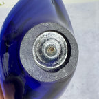 Tarbeklaas Blue Glass Swan – Estonian Art Glass, 1960s–1970s