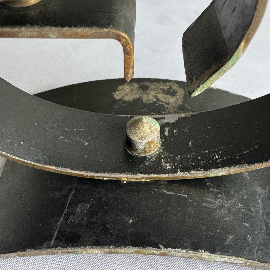 Estonian Modernist Double Candle Holder – 1960s–1970s