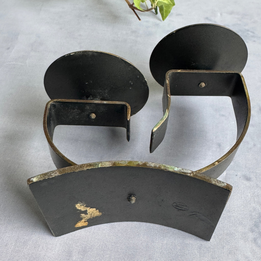 Estonian Modernist Double Candle Holder – 1960s–1970s