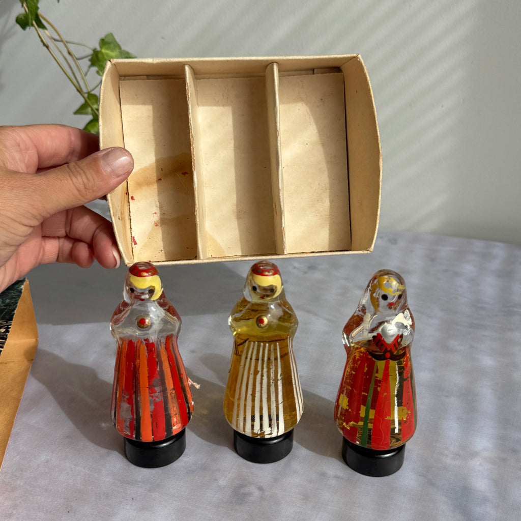 Tallinn 1980 Olympic Estonian Girl Souvenir Set – Vintage Flora USSR