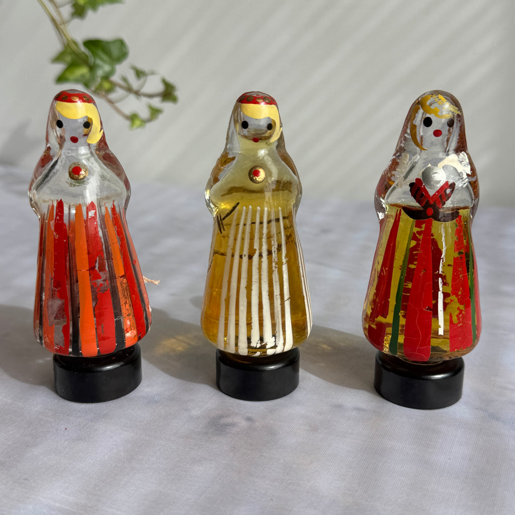 Tallinn 1980 Olympic Estonian Girl Souvenir Set – Vintage Flora USSR