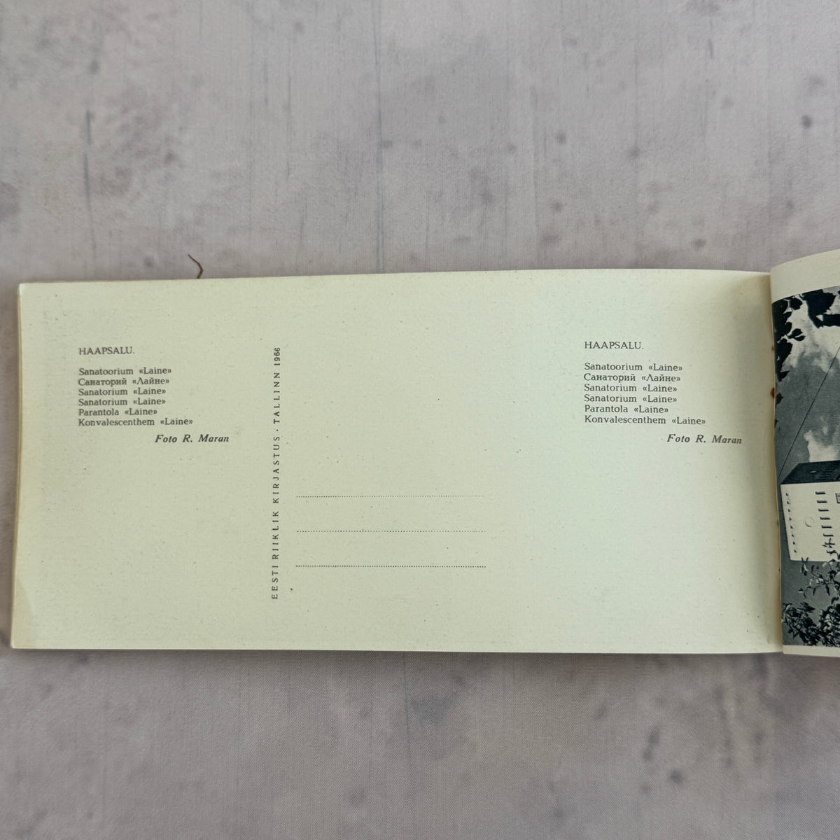Vintage Haapsalu Estonia Photo Booklet – 1966