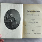 Antique Baltic German Book – Heimatstimmen: Ein baltisches Hausbuch (1910) IV Band
