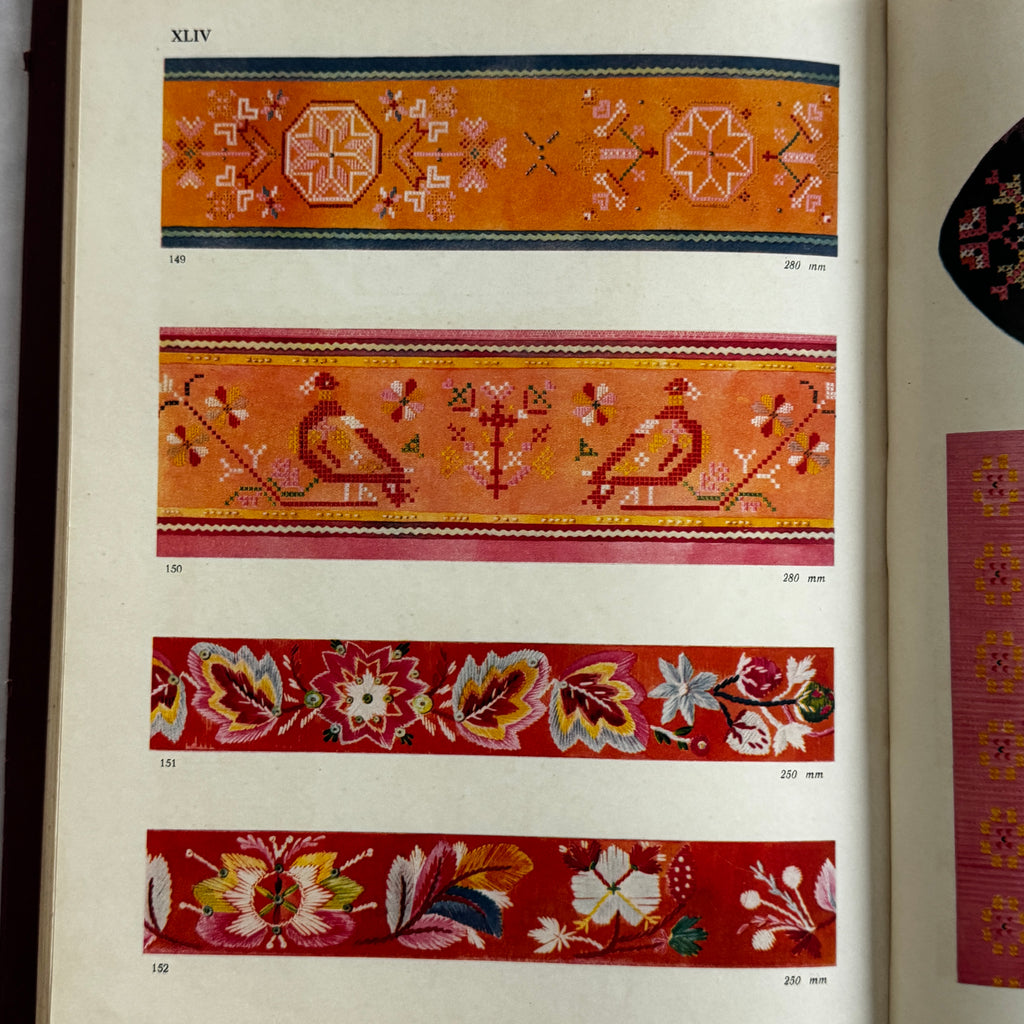 Estonian Folk Embroidery Book 1955 – Baltic Textile Patterns & Folk Costume Designs