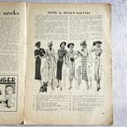 Maret Magazine May 1938 No.5 – Estonian Women's Magazine with Pattern Sheet
