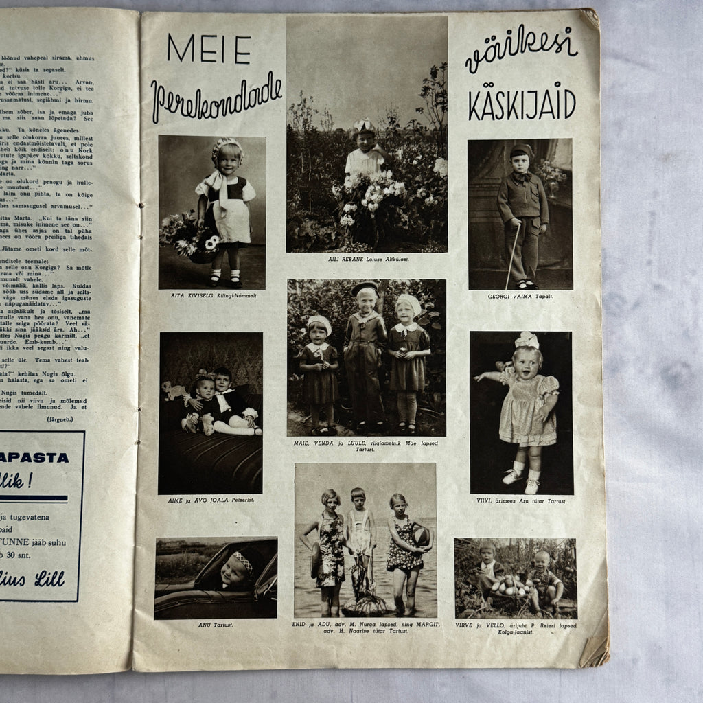 Maret Magazine October 1938 – Estonian Women's Fashion & Home Magazine