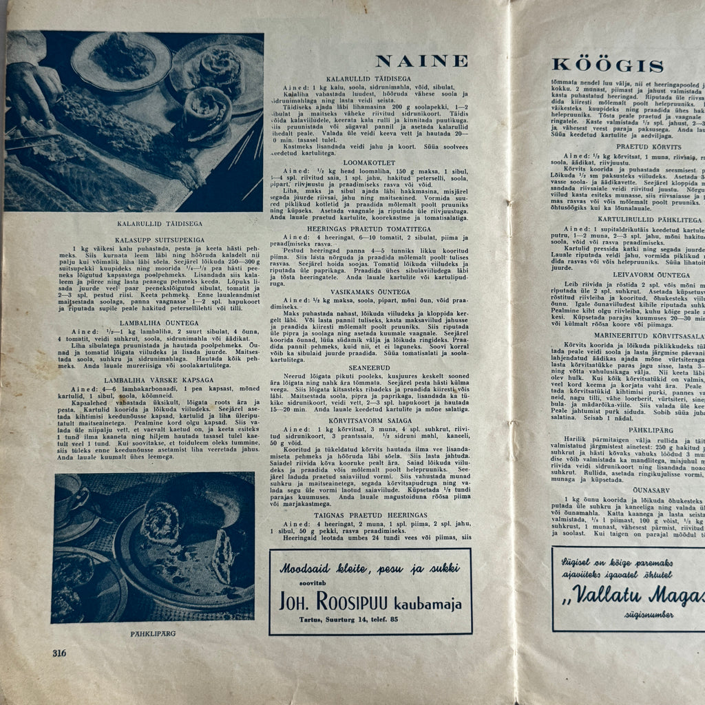 Maret Magazine October 1938 – Estonian Women's Fashion & Home Magazine