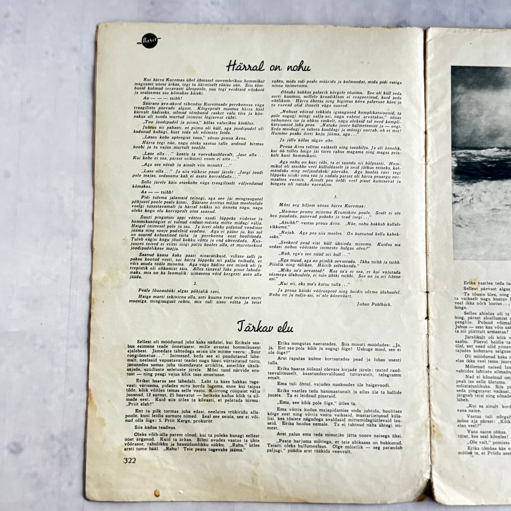 Maret Magazine November 1936 No.11 Estonian Women's Magazine Pre-War Issue
