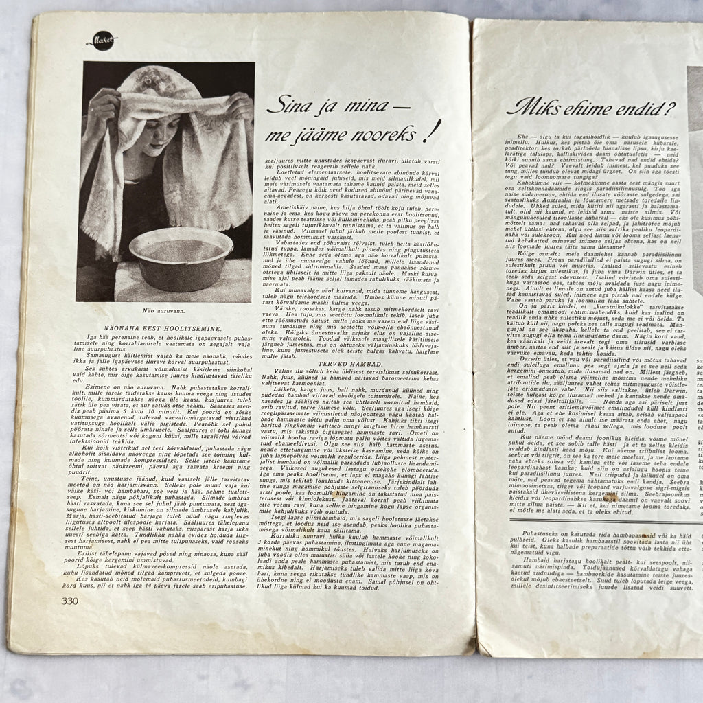 Maret Magazine November 1936 No.11 Estonian Women's Magazine Pre-War Issue