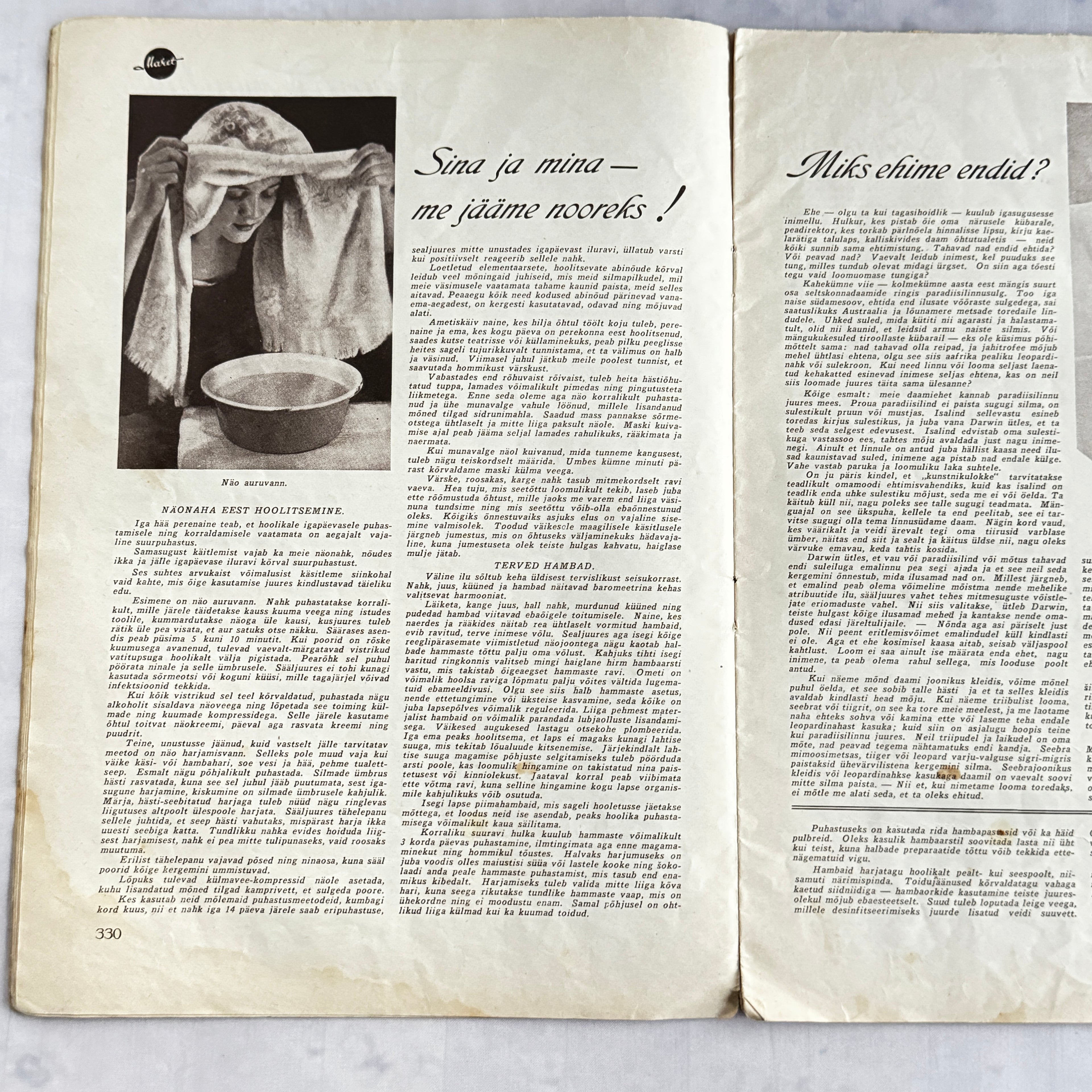 Maret Magazine November 1936 No.11 Estonian Women's Magazine Pre-War Issue