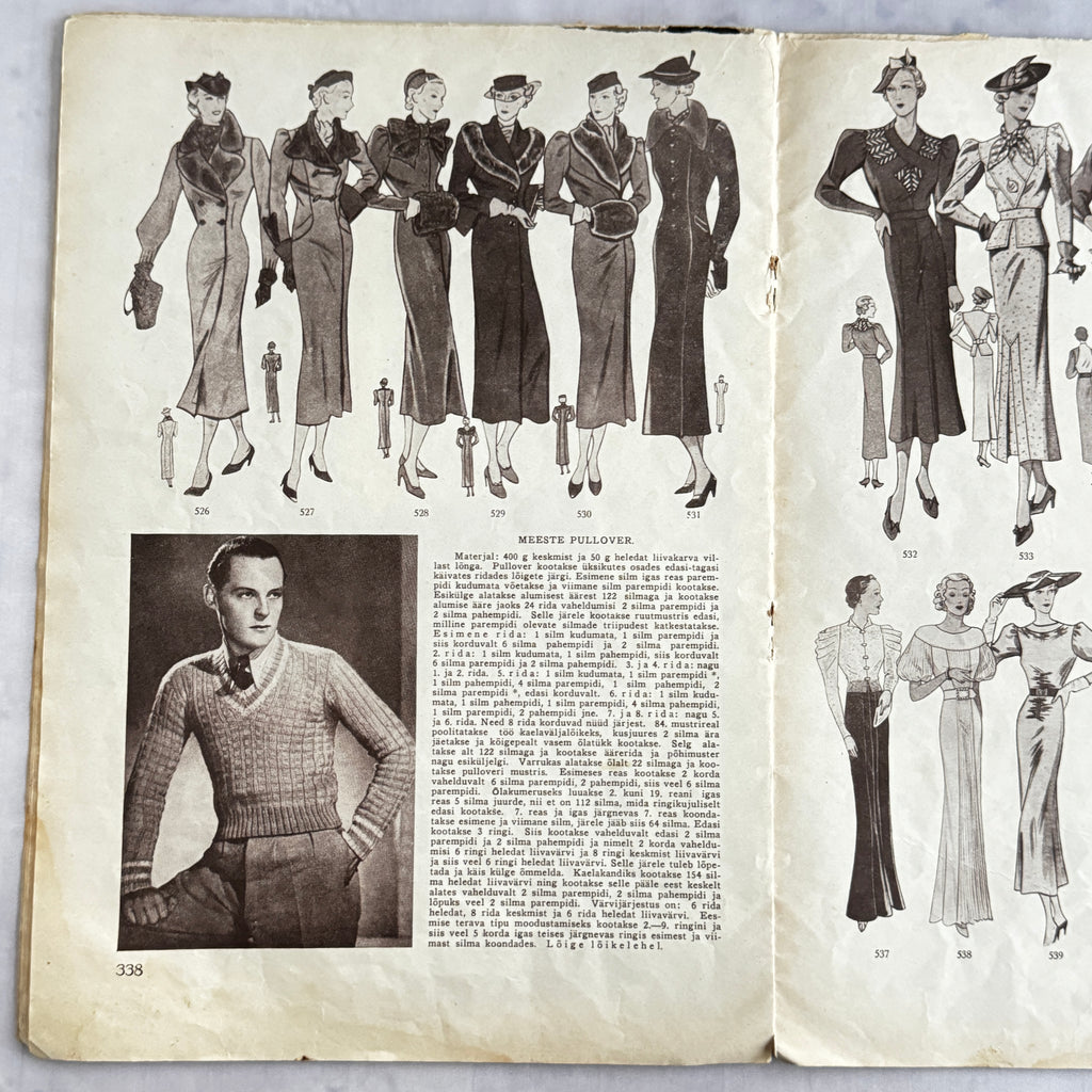 Maret Magazine November 1936 No.11 Estonian Women's Magazine Pre-War Issue