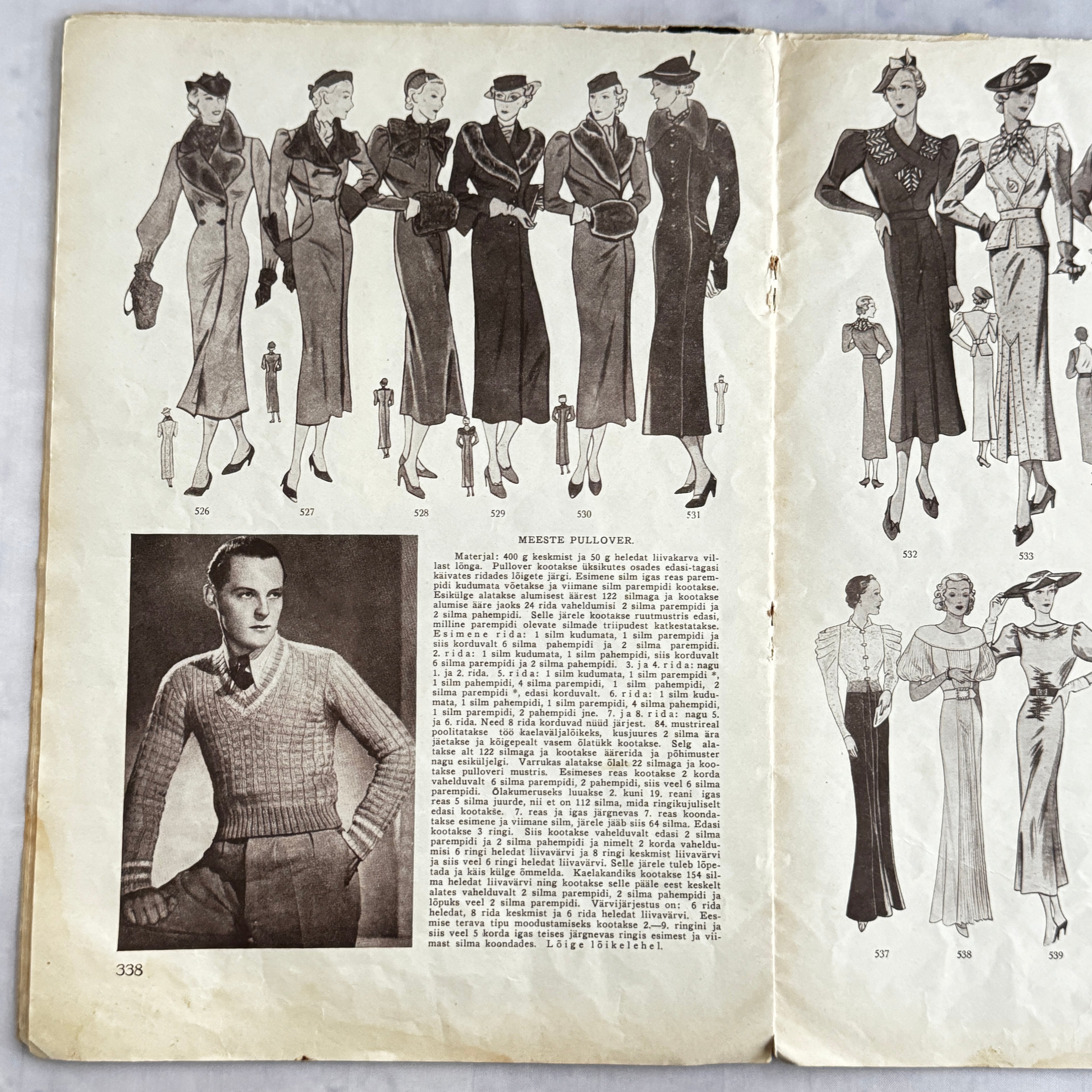 Maret Magazine November 1936 No.11 Estonian Women's Magazine Pre-War Issue