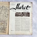 Maret Magazine August 1938 No. 8 Estonian Fashion Sewing Patterns Pre-War Baltic Vintage