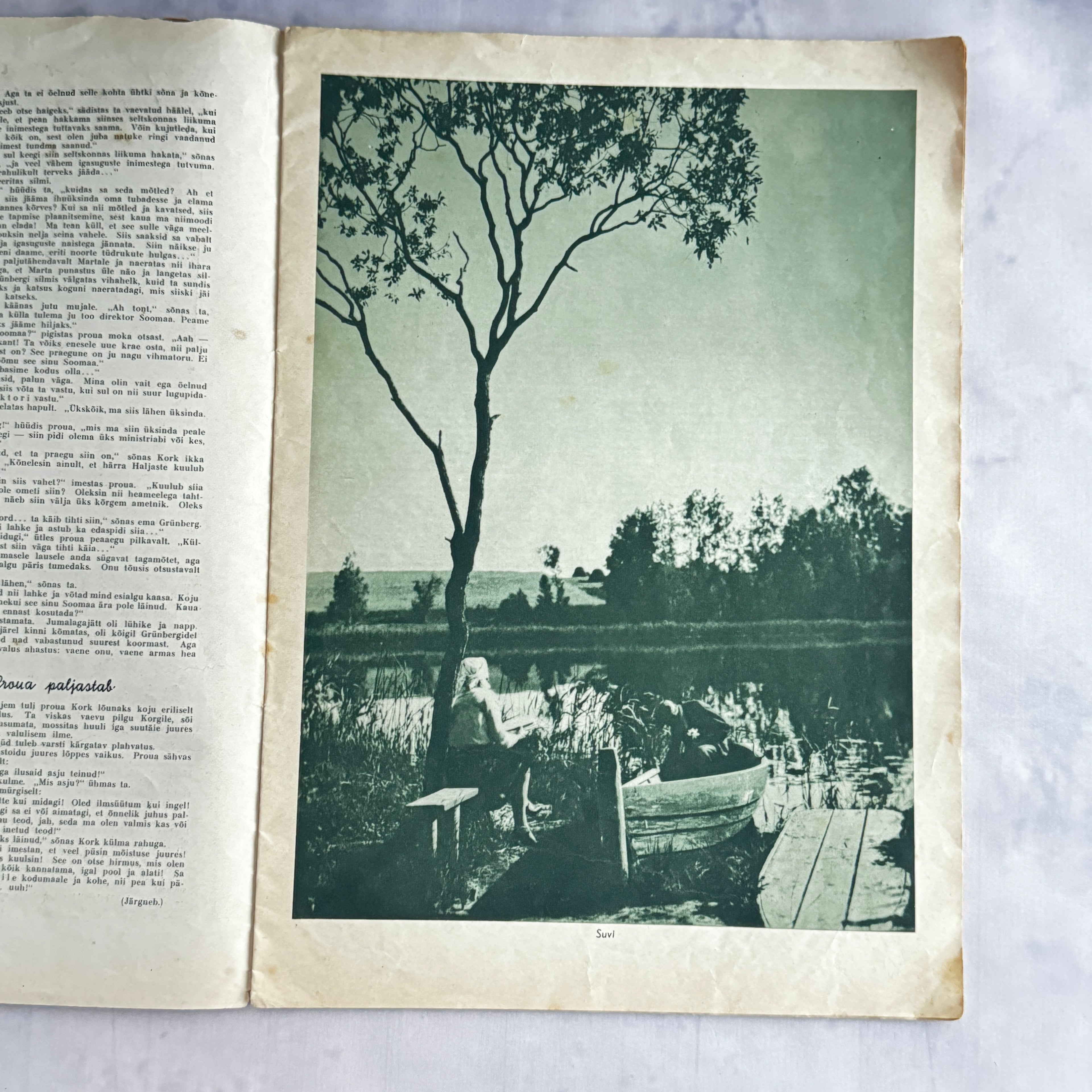 Maret Magazine August 1938 No. 8 Estonian Fashion Sewing Patterns Pre-War Baltic Vintage