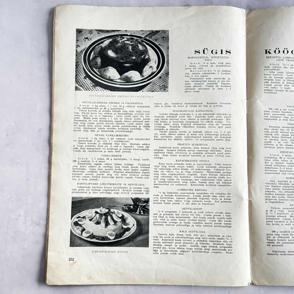 Maret Magazine August 1938 No. 8 Estonian Fashion Sewing Patterns Pre-War Baltic Vintage