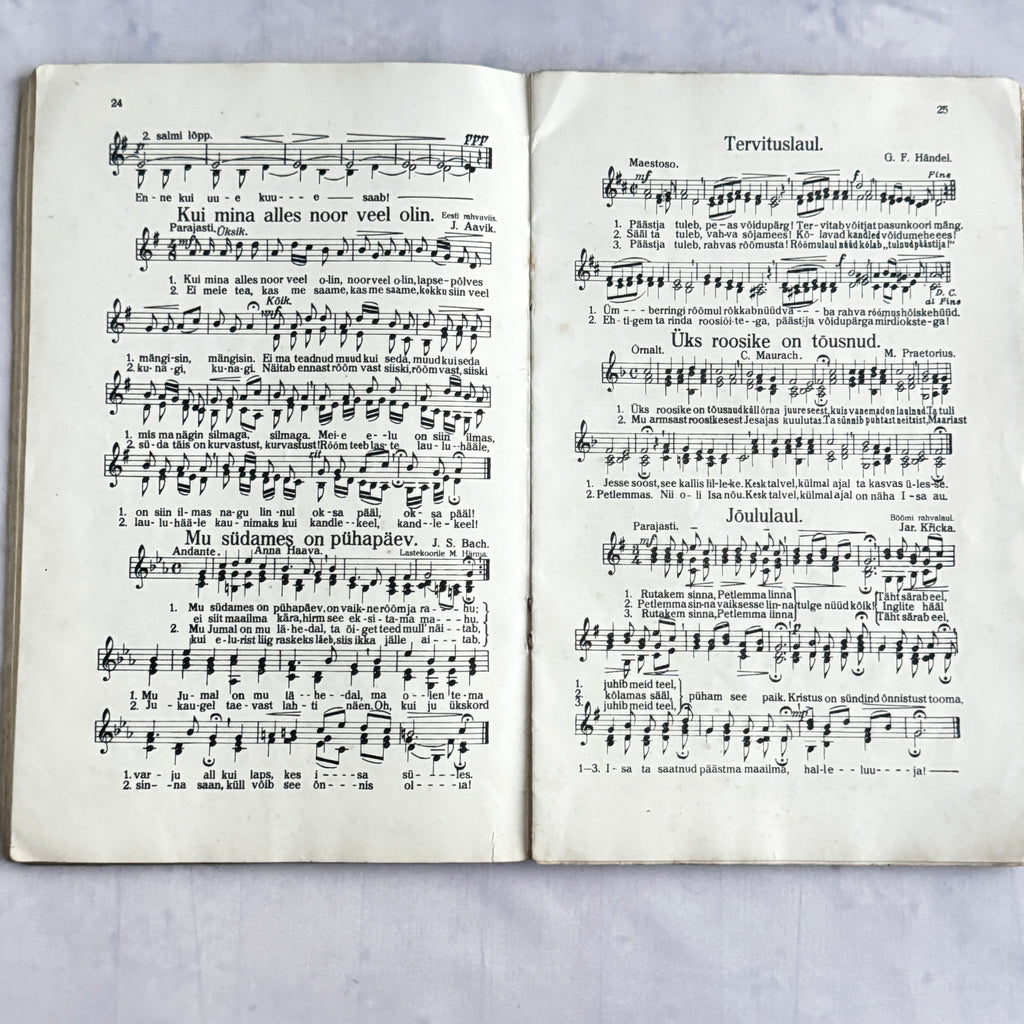 Riho Pats Lemmiklaulik VI 1937 Estonian Vintage Songbook