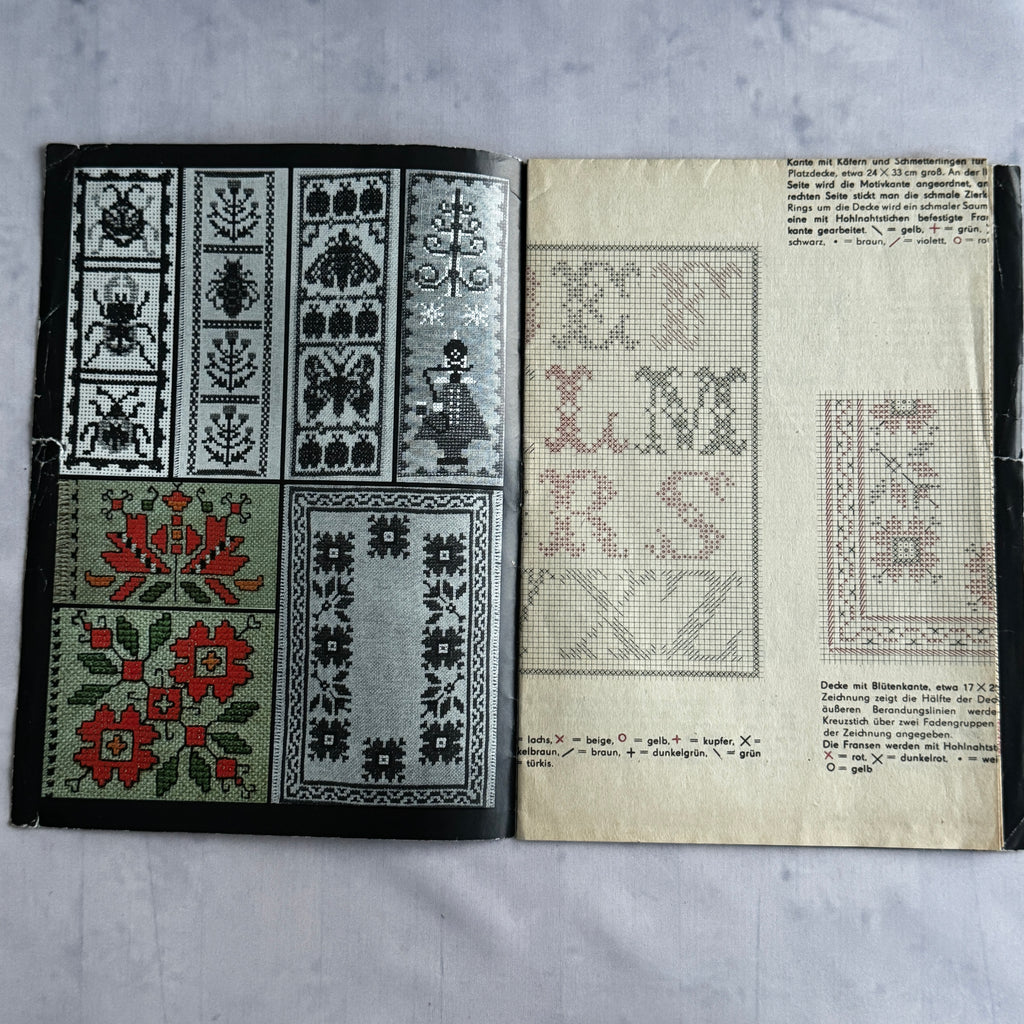 DDR Cross Stitch Pattern Book – Zählmuster 2069 Christmas Embroidery Designs