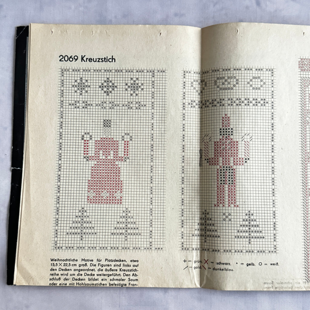 DDR Cross Stitch Pattern Book – Zählmuster 2069 Christmas Embroidery Designs