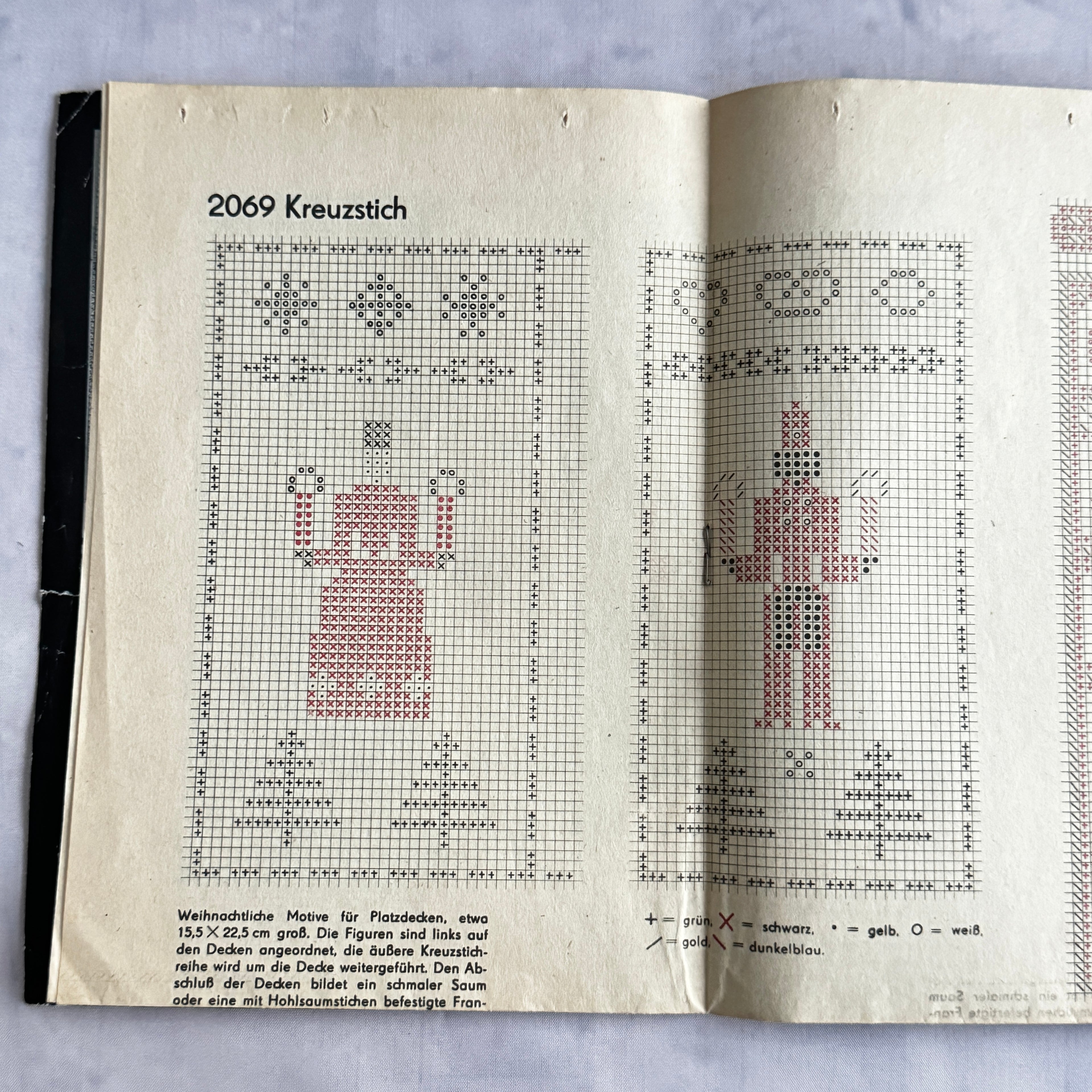 DDR Cross Stitch Pattern Book – Zählmuster 2069 Christmas Embroidery Designs