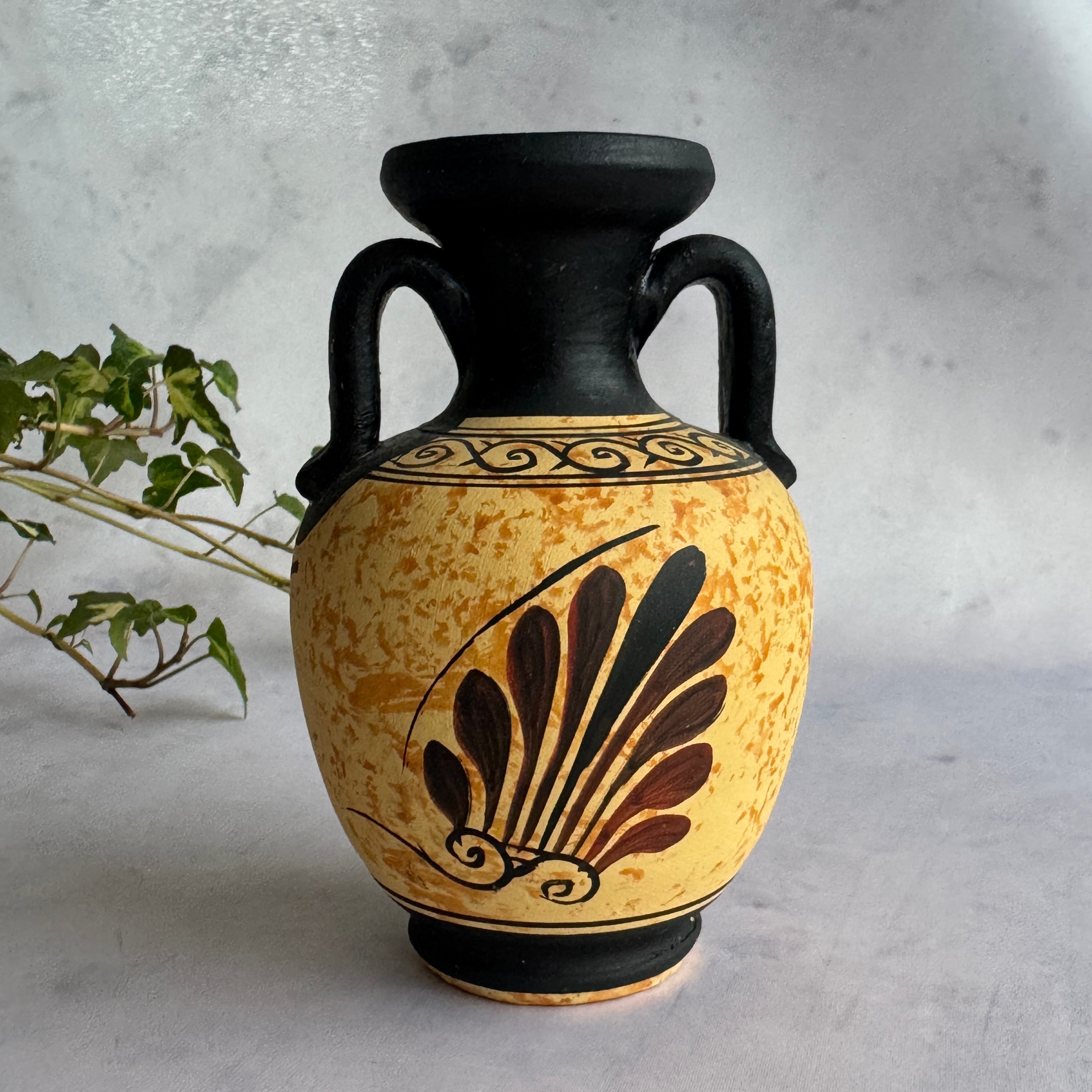 Vintage Greek Demeter Ceramic Vase