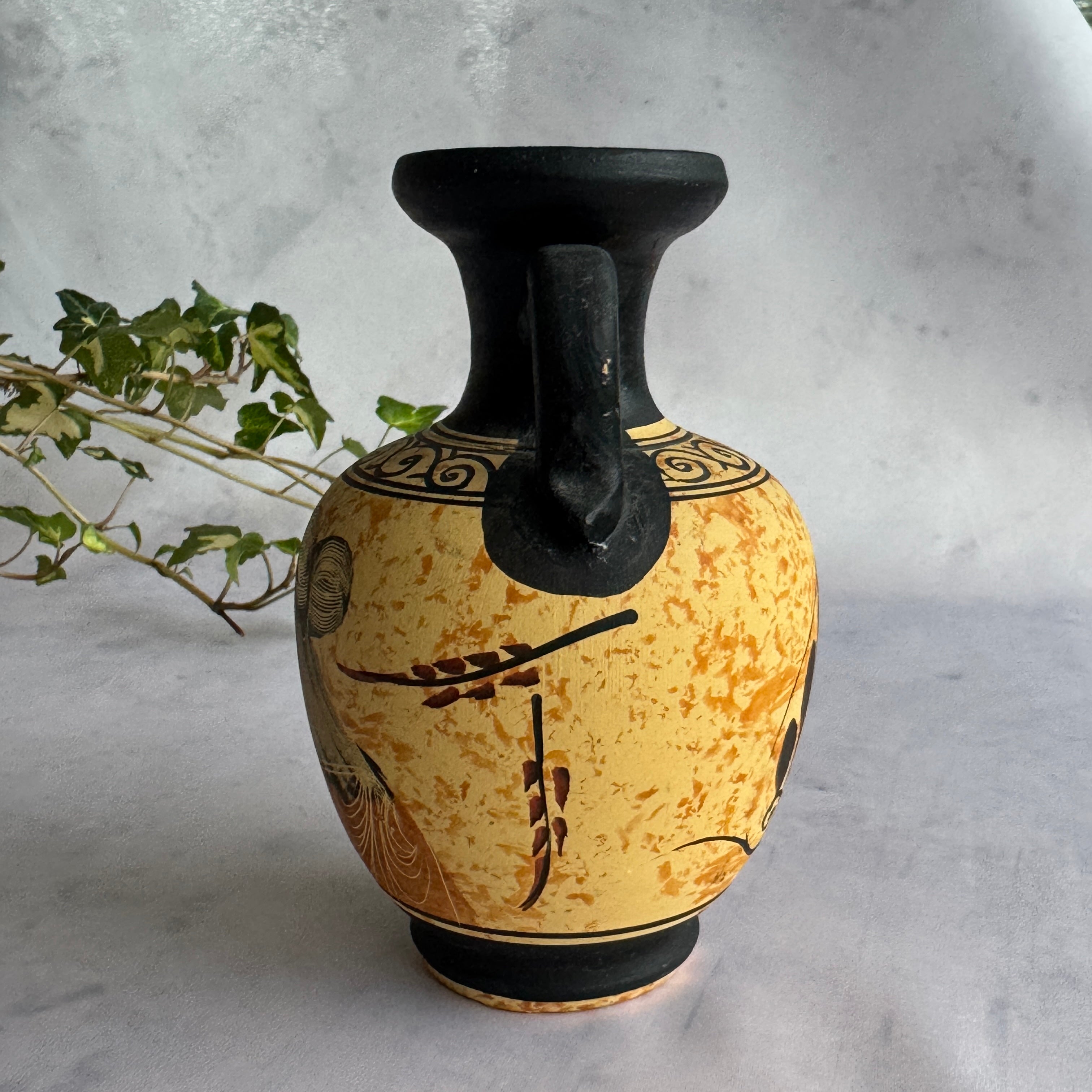 Vintage Greek Demeter Ceramic Vase
