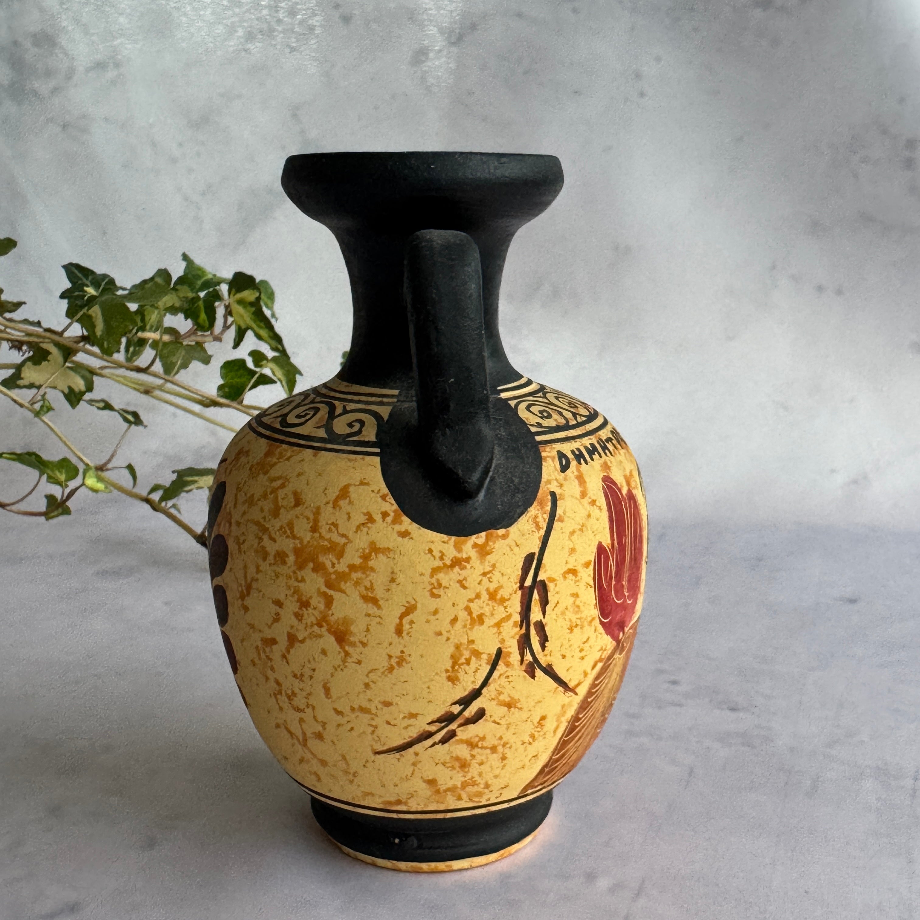 Vintage Greek Demeter Ceramic Vase