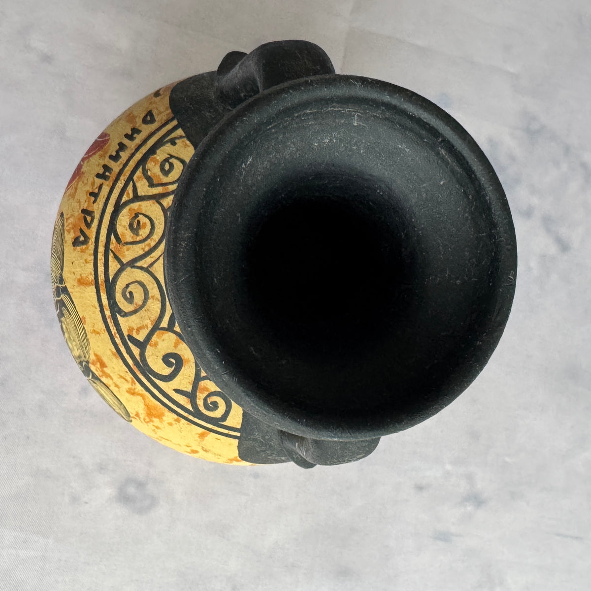 Vintage Greek Demeter Ceramic Vase