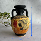 Vintage Greek Demeter Ceramic Vase