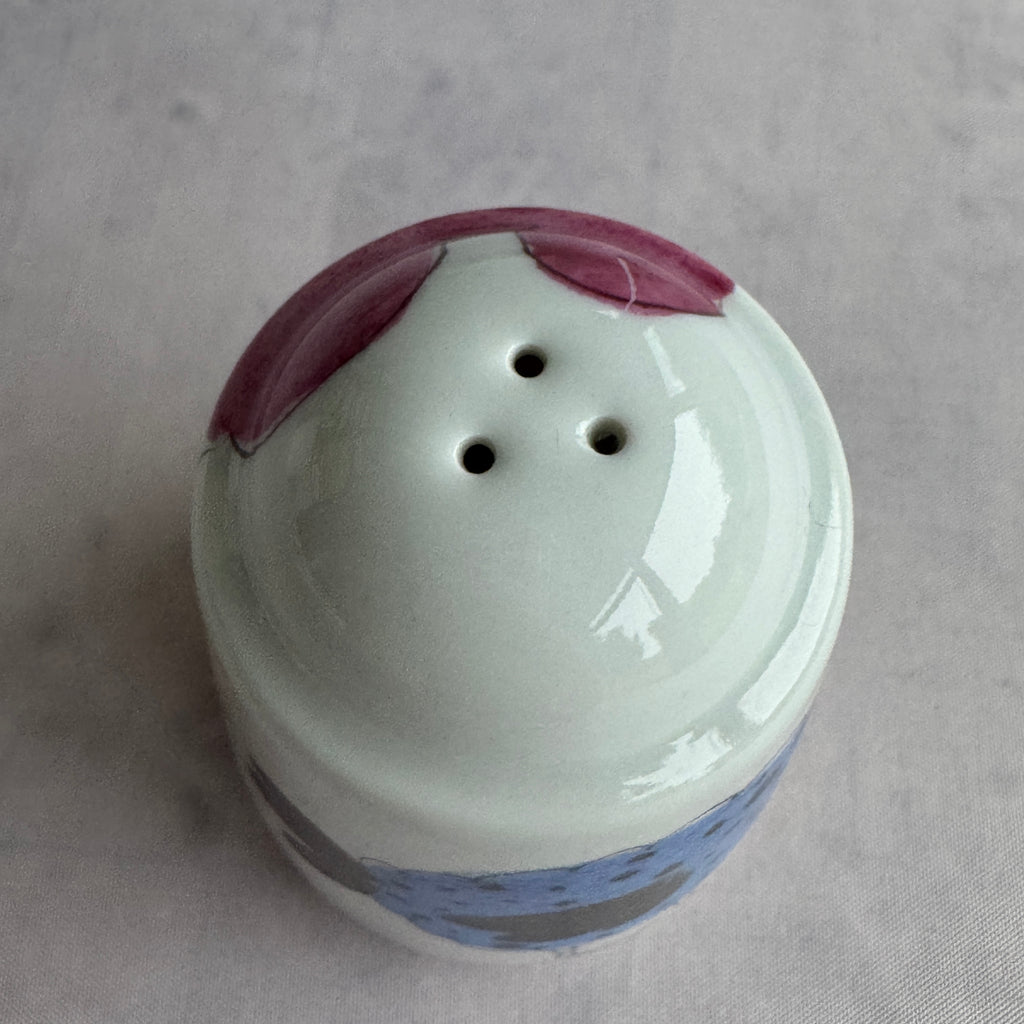 Ceramic Cat & Bird Salt Shaker, c. 1970s–1980s