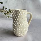 Tallinna Kunstkeraamika Baltic Pearl Ceramic Creamer & Vessel Set, Handmade Estonian Pottery
