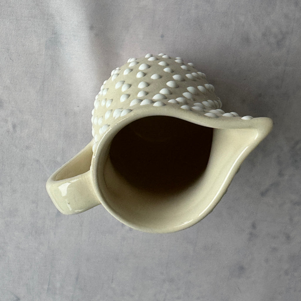 Tallinna Kunstkeraamika Baltic Pearl Ceramic Creamer & Vessel Set, Handmade Estonian Pottery