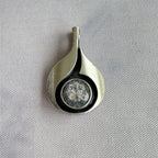 Karl Laine Sterling Silver Rock Crystal Pendant – Finland