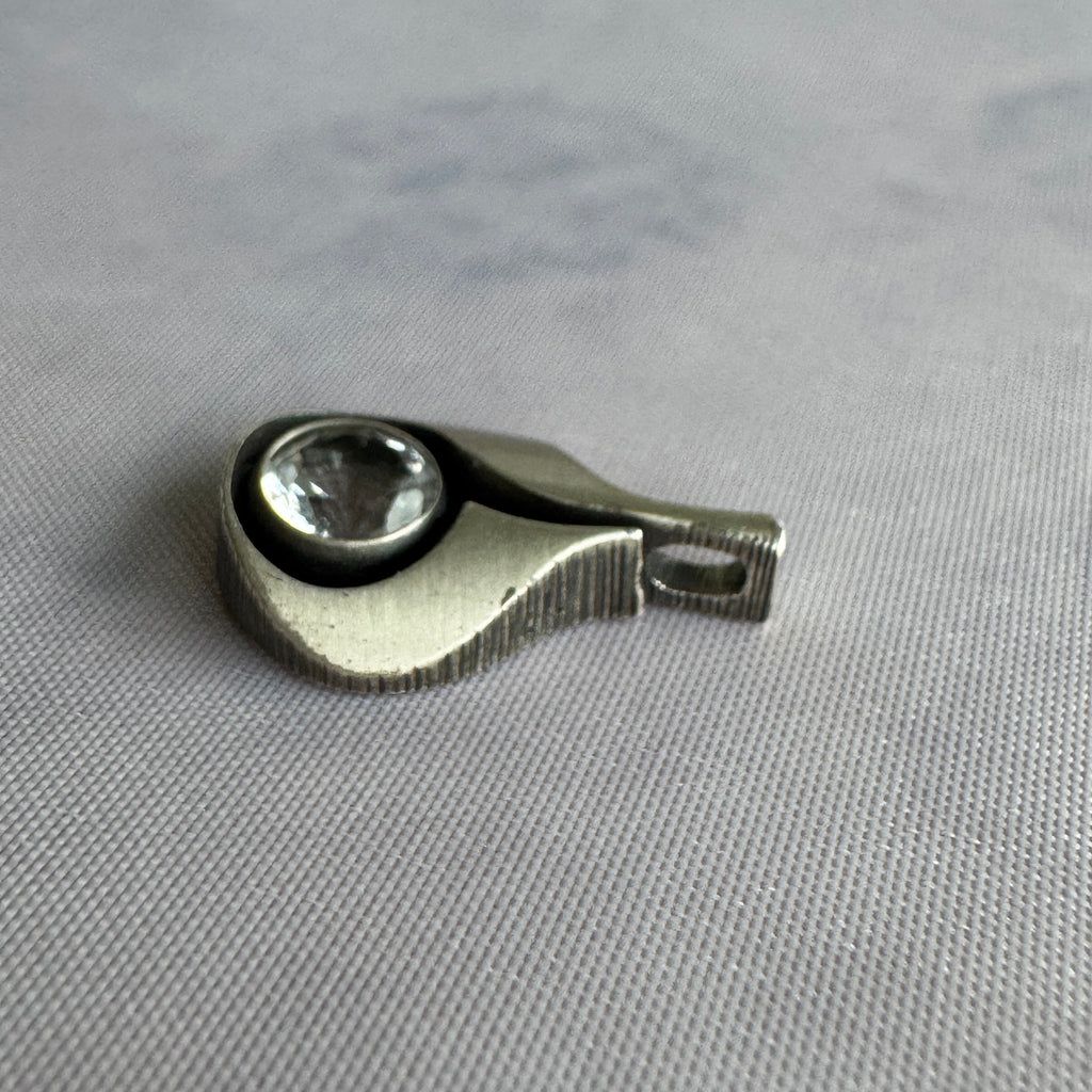 Karl Laine Sterling Silver Rock Crystal Pendant – Finland