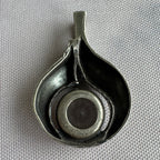 Karl Laine Sterling Silver Rock Crystal Pendant – Finland