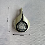 Karl Laine Sterling Silver Rock Crystal Pendant – Finland