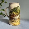 Vintage Wouterus Verschuur Horse Fair Ceramic Beer Stein
