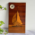 Wooden Sailboat Wall Thermometer, c. 1960s–1970s